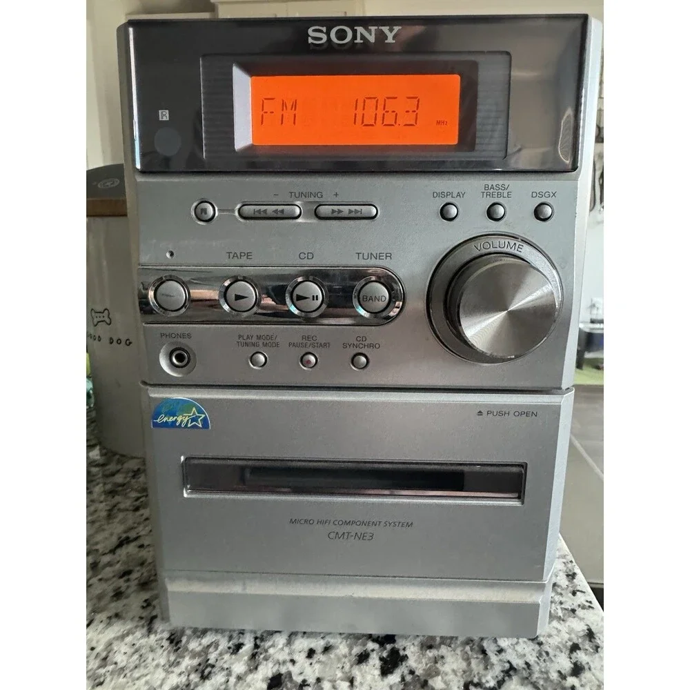 Sony CMT-NE3 Micro HiFi Component System - CD & CASSETTE PLAYER DOESN'T WORK !!!
